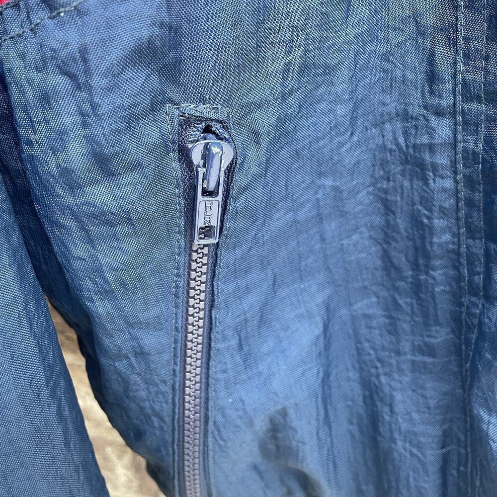 Vintage 90s fishing Jacket SM jacket‎ Swingster Reels rods USA print puffy ski - Picture 3 of 9